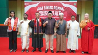 Kanwil Kemenag Sumut Gelar Doa Lintas Agama, Teguhkan Semangat Persatuan dan Kepedulian Tentang Musibah Di NTT Dan Flores