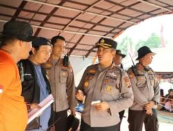 Dirpamobvit Polda Riau dan Kapolres Kuansing Cek Pengamanan Pacu Jalur di Tepian Narosa