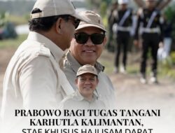 Prabowo Bagi Tugas Tangani Karhutla Kalimatan,Staff Khusus Haji Isan Dapat Mandat Untuk Kalsel