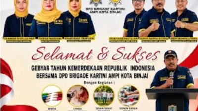 DPD AMPI Kota Binjai dan BRIG. Kartini AMPI Semarakkan HUT RI ke-81 Lewat Lomba Kreativitas Anak