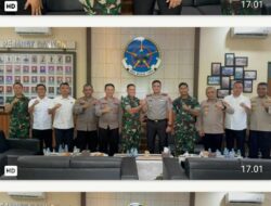 Kokohkan Sinergitas TNI-Polri, Kapolres Binjai Bersama PJU Gelar Silaturahmi ke Mako Yonarhanud 11/WBY