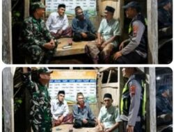 Anggota Koramil 24/Puhpelem Patroli Malam, Sambangi Warga di Pos Ronda