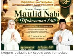 Peringatan Maulid Nabi 1448 H, Kades Tambakua Dorong Warga Perkuat Iman dan
