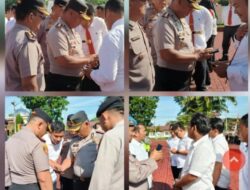 Kapolres Simalungun AKBP Marganda Aritonang, S.H., S.I.K., M.M., Gelar Cek HP Petugas Secara Tiba tiba untuk Berantas Judi Online dan Pinjaman Online di Internal Institusi