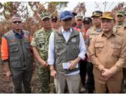 Turun ke Jambi, Menhut Raja Antoni Cek Eksekusi Perintah Presiden Prabowo soal Karhutla