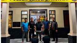 Polsek Terusan Nunyai Ungkap Peredaran Narkotika Jenis  Sabu ,  Dua pria di Amankan
