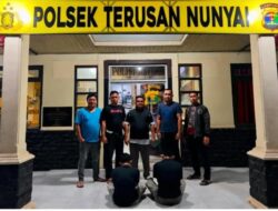 Polsek Terusan Nunyai Ungkap Peredaran Narkotika Jenis  Sabu ,  Dua pria di Amankan