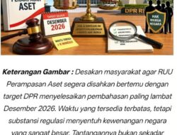Delapan Pekan Menentukan Wajah Perampasan Aset