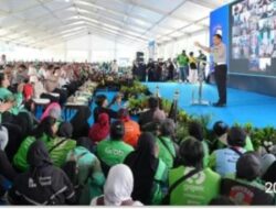 5.150 Pengemudi Ojol Ikuti Gebyar Keselamatan Lalu Lintas Korlantas Polri di Serpong