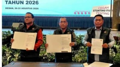 Perkuat Komitmen, Deli Serdang Teken Kesepakatan Bersama Penurunan Stunting