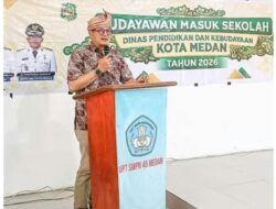 Budayawan Masuk Sekolah, Siswa SMPN 45 Medan Belajar Mengenal Budaya