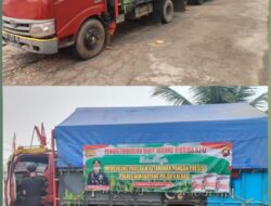 Polres Bengkayang  Lalui  Program Ketahanan Pangan Presisi  Lepas 7 truk bermuatan bibit Jagung