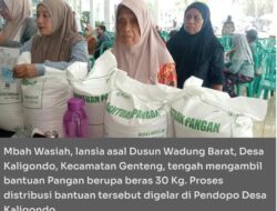 Di Usia Senja, Mbah Wasiah Datang Sendiri Ambil Bantuan Beras