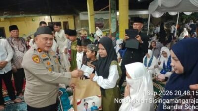 Wakapolres Tebing Tinggi Hadiri Tablig Akbar Peringatan Maulid Nabi Muhammad SAW 1448 H
