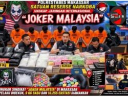 Polrestabes Makassar Ungkap Jaringan Narkotika Internasional “Joker Malaysia”, 7 Tersangka Diamankan Beserta Barang Bukti