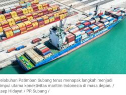 Integrasikan Rute Domestik dan Global, Patimban Subang Jadi Titik Hubung Peti Kemas 