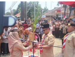 Semangat Pramuka Berestafet, Brebes Serahkan Logo Tunas Kelapa ke Kabupaten Tegal