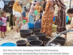 Kemarau Melanda, Forum Sampang Sehat Salurkan Sejuta Liter Air Bersih untuk Warga Terdampak Kekeringan