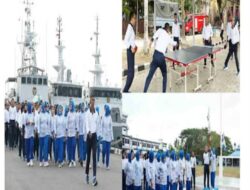 Sambut Hari Jadi Ke-81 TNI AL, Kodaeral XIV Sorong Gelar Olahraga Bersama