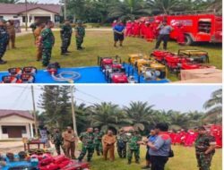 Tim Mabes TNI Tinjau Kesiapsiagaan Karhutla PT Ivomas Tunggal, Sarpras Terpenuhi 100 Persen