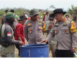 Polda Jambi Cek dan Tangani Karhutla di Sungai Aur, Luas Lahan Terbakar Capai 20 Hektare