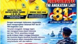 🇮🇩 DPD Partai GOLKAR Provinsi PAPUA 🇮🇩  Mengucapkan DIRGAHAYU TNI Angkatan Laut KE-81