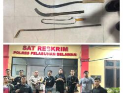 Tim Macan Polres Pelabuhan Belawan mengamankan 13 orang pemuda yang diduga terlibat aktivitas geng motor dan tawuran di wilayah hukum Polres Pelabuhan Belawan, Minggu (13/9/2026) dini hari
