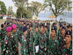 Dankodaeral IX Cek Kesiapan Prajurit Jelang Open Turnamen Selam dan Fun Run HUT ke-81 TNI