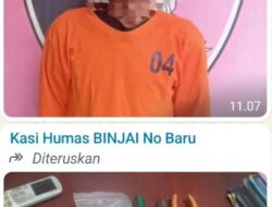 Kapolres Binjai Tegaskan Komitmen Berantas 3C, Satreskrim Tangkap Pelaku Curat
