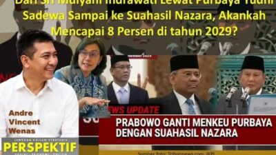 Pergantian Mentri Keuangan Dari Sri Mulyani Lewat Purbaya Yudhi Sadewa Sampai ke Suahasil Nazara, Akankah Mencapai 8 Persen di tahun 2029