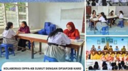 Kolaborasi DPPA-KB Sumut dengan DP3AP2KB Karo Gelar “Curhat, Healing, and Let’s Grow Goes to School”