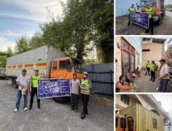 Satlantas Polrestabes Medan Edukasi Pengemudi Angkutan Barang, Tekankan Bahaya ODOL dan Parkir Sembarangan