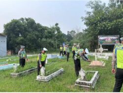 Jejak Perjuangan Tak Boleh Luntur, Polantas Bengkayang Ziarah ke Makam Pahlawan di HUT ke-71 Lalu Lintas