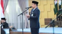 Gubernur Sumatera Utara Muhammad Bobby Afif Nasution  Lantik Tiga Pejabat Pimpinan Tinggi Pratama Pemprov Sumut