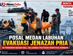 Posal Medan Labuhan Evakuasi Jenazah Pria di Perairan Bagan Deli, Keluarga Pastikan Identitas Korban