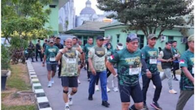 2.500 Peserta Tumpah Ruah di Mulawarman Run 5K, Wakapolda Kaltim Berbaur Bersama Warga