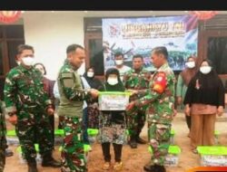Sambut HUT ke-81 TNI, Kodim 1201/Mempawah Gelar Bakti Sosial Serentak di Jajaran Koramil
