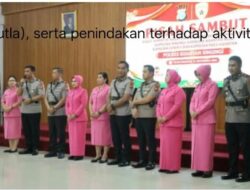 Kapolres Kuansing Pimpin Kenal Pamit Tujuh Pejabat di Aula Sanika Satyawada