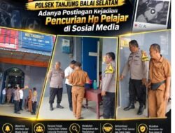 Respon Cepat Polsek Tanjungbalai Selatan Selidiki Kasus Perampasan HP Siswa SMP