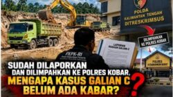 Kasus Galian C Sudah Dilaporkan dan Dilimpahkan ke Polres Kobar, Namun Belum Ada Kabar