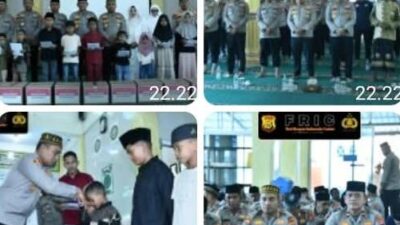 Peringati Maulid Nabi, Kapolres Aceh Timur Santuni Anak Yatim, Tekankan Teladan Akhlak Rasulullah