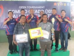 Serka Hotdoni Abdianto Sijabat dan Sertu Herman Melayu Sabet Juara Pertama Turnamen Domino ORADO Piala Panglima TNI