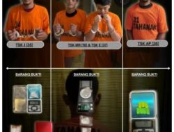 Satresnarkoba Polres Binjai Bekuk Empat Terduga Bandar Narkoba, Sita Sabu dan Ekstasi
