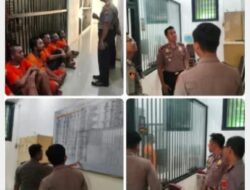 Wakapolres Gresik Cek Langsung Rutan Sat Tahti, Pastikan Keamanan dan Kondisi Tahanan