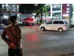 Gelar Blue Light Polsek Bacukiki Tengah Malam, Pastikan SPBU Patung Pemuda Aman Tanpa Antrian