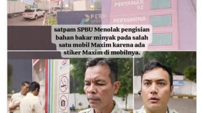 Stiker Maxim Jadi Alasan Ditolak Isi BBM di SPBU? Begini Ketentuan Pertamina