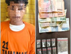 8 Paket Sabu 4,67 Gram Diamankan, Satresnarkoba Polres Binjai Tangkap Terduga Pengedar di Binjai Barat