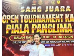Letda Andi Mesyara Sabet Emas,Piala Panglima 2026