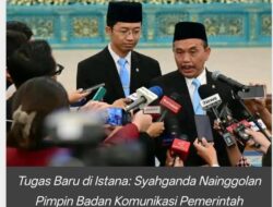 Manfaatkan AI dan Algoritma Digital, Prabowo Lantik Kepala Badan Komunikasi Pemerintah