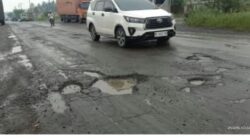 Warga Keluhkan Kondisi Jalinsum di Langkat, Minta Jalan Segera Diperbaiki